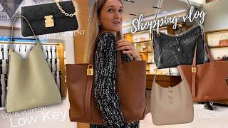 LET’S LOOK A THE LOUIS VUITTON LOW KEY + Saint Laurent & Prada shopping vlog | Lesley Adina