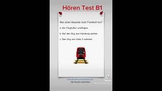 91 || Hören B1 || Deutsch-Test für Zuwanderer