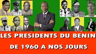 Les présidents du Bénin(1960-2021) à nos jours.