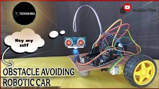 DIY Obstacle Avoidance Robot | Smart Car Using Arduino | Easy Arduino Project for Beginners