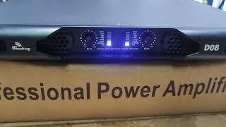 class d power amplifier  d08 broadway 800watts 8 ohms 2channel