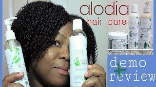 Alodia Hair Care: light, fluffy, defined curls! Natural Hair Product Review & Wash Day routine/demo