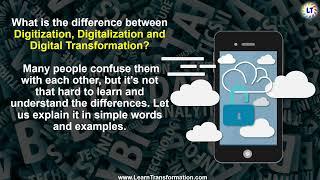 Digitalization vs Digitalization vs Digital Transformation in 2024