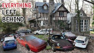 BILLIONAIRES ABANDONED Mega-Mansion With LUXURY Cars Left