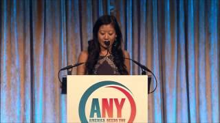 2014 ANY New York Mentor Coach Betsy Hang Speaks at the 2015 America Needs You Gala