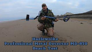 Hazlewolke Professional Metal Detector MD 870 #review #test #beach