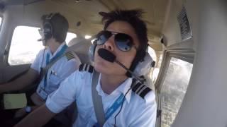 Take off from Daytona Beach (KDAB) to North Practice Area (ATC Audio) | Cessna 172-N3