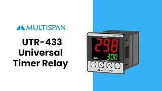 UTR-433 Multispan Product Instruction Guide: Master Connectivity Like Never Before