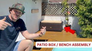 How to Assemble a Patio Deck Box | Product Review: Barton Deck Box w/ Pad