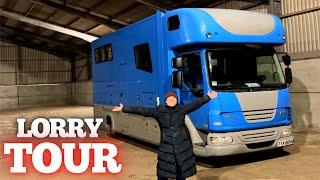 LORRY TOUR ~ See inside my lorry and what I keep in it ~ Horse box ownership journey so far.