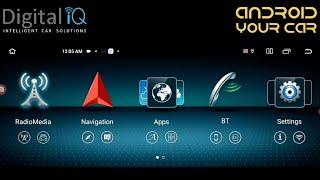 Digital iQ Android Car Multimedia Mercedes TOP 19 Series menu
