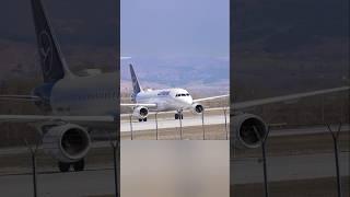 Lufthansa A319 Landing at Sofia, Bulgaria