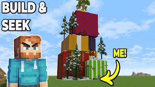 Build & Seek : I Trapped my Friends in Presents in Minecraft!