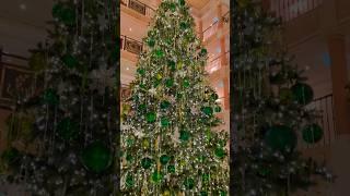 Huge Christmas Tree at the Hotel Colosseo in Europapark Rust, Germany  #europapark