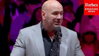 'She Will Not Change Anything': Dana White Slams VP Harris At Trump's Madison Square Garden Rally