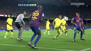 barcelona vs villarreal la liga 29-08-2011- 720HD