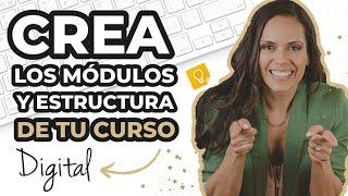 Cómo crear un curso online (estructura y organización de contenido y módulos)