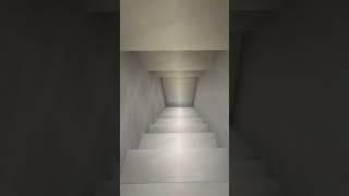 Minecraft stairs illusion #shorts #minecraft #illusion #viral