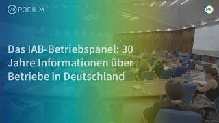 Das IAB-Betriebspanel: 30 Jahre Informationen über Betriebe in Deutschland