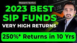 Which sip is best to invest in 2023 for long term with highest return | Top 5 sip mutual funds 2023