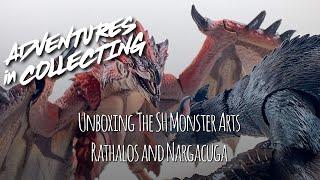 Unboxing the SH Monster Arts Monster Hunter Rathalos and Nargacuga