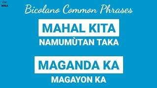 Learn Bicolano Language: Phrases