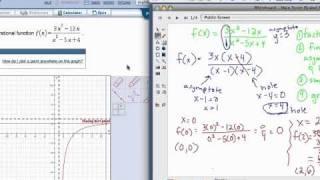 Graphing rational functions with holes