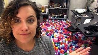 I turned her office into a BALL PIT