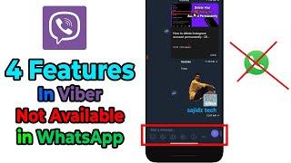 Top 4 Features of Viber that is not available in WhatsApp || 2020 Latest Update