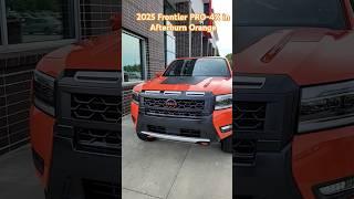 2025 Frontier PRO-4X in the new color Afterburn Orange #automobile #nissan #nissanfrontier #cherokee