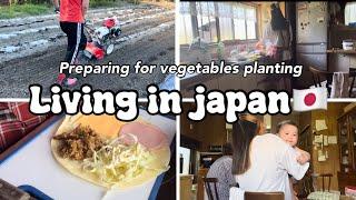 Living in japan| preparing for planting|looking forward|cooking at home|cleaning house|eating