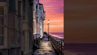 lovely sunset at Cromer #cromer #norfolk #christmas #fyp #shorts #youtubeshorts #youtube #beach