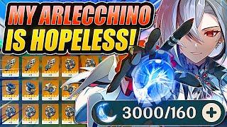 I Spent 3000 Resin For ARLECCHINO... It Was BRUTAL (Genshin Impact)