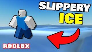 How to make SLIPPERY ICE in ROBLOX STUDIO!