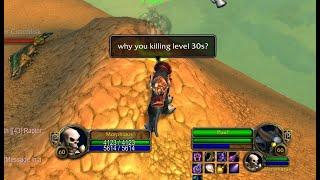 ️Lvl 60 punished for killing lvl 30s - World PvP️