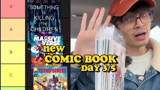 New Comic Haul + Indie Comic Universe Tier List | New Comic Book Day 3/5/2025