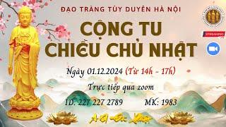 [] TRỰC TIẾP CỘNG TU CHIỀU CHỦ NHẬT TẠI CHÙA PHƯƠNG NHỊ (THANH TRÌ - HÀ NỘI) NGÀY 01/12/2024