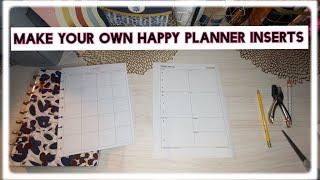 Planning on a budget | Dirt Cheap Happy Planner inserts | Customizing my planner | Frankenplanner