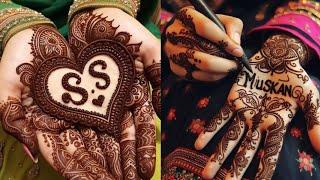 New and Latest front and back henna design | Latest bridal henna design with name ️ @asclipz