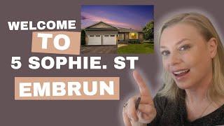 5 Sophie Street, Embrun Ontario