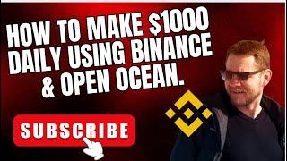 HOW TO MAKE $1000 DAILY USING BINANCE AND OPENOCEAN NEW CRYPTOCURRENCY ARBITRAGE STRATEGY.