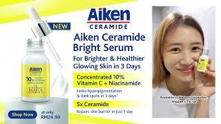 #AikenCeramide Fades Dark Spots in 3 Days | Fast Absorption | Non-sticky