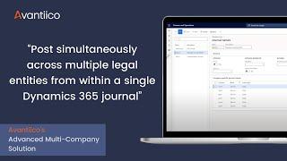 Dynamics 365 Finance - Advanced Multi-Company Solution: Super Journal