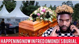 LIVE  FRED OMONDI'S BURIAL TRIBUTE IN SEGA VILLAGE NOW R.I.P