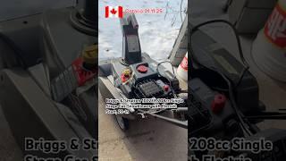 Briggs & Stratton 1022ER 208cc Single Stage Gas Snowblower #snowblowers #ontario #canadiantire