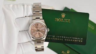 New Rolex Oyster Perpetual 277200 lady watch with pink dial 2023