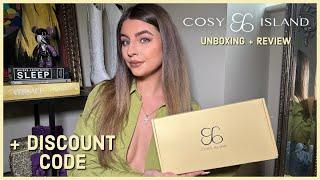 THE COMFIEST HEELS EVER! | COSY ISLAND UNBOXING, TRY-ON-HAUL + REVIEW