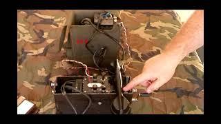 FIELD PHONE OPS:  Swedish M37 Field Phone