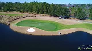 King and Bear Golf Course/World Golf Village - drone aerial video - King & Bear - Hole#12