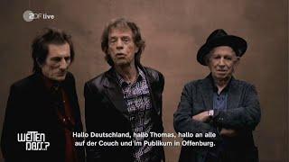 Rolling Stones verabschieden Gottschalk bei "Wetten dass"